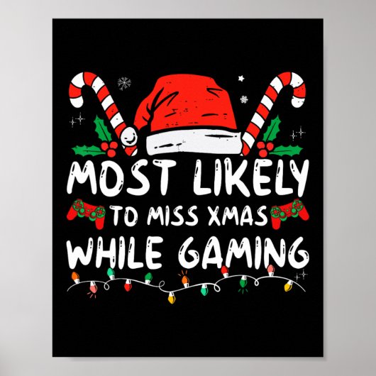 クリスマスマ恋しく思ーのゲーム中にクリスマスに最も多い ポスター (正面)