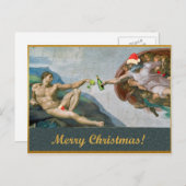 クリスマスミケランジェロ シーズンポストカード (正面/裏面)