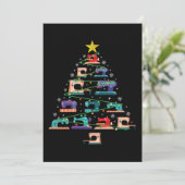 クリスマスミシン クリスマスツリーキルトメーカー ギフト シーズンカード (スタンド正面)