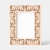 クリスマスミスタントーとベリー縁どズ レーザー彫刻フレーム (正面)