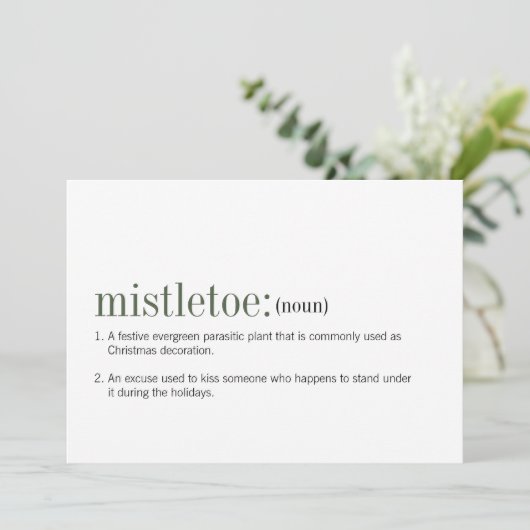 クリスマスミスタントーの定義 シーズンカード (スタンド正面)