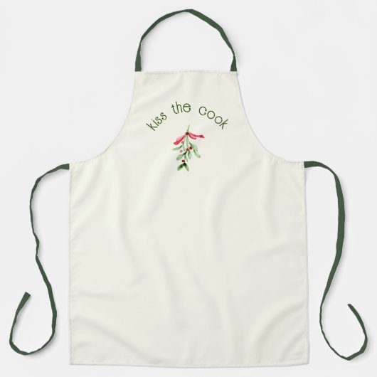 クリスマスミスタントーキスザ調理師ブラックエプロン エプロン (正面)