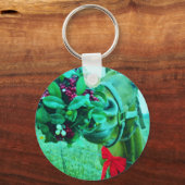 クリスマスミスタントーティール(緑がかった色)ホース キーホルダー (正面)