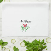 クリスマスミスタントー名フェスティバルホリデーキスおもしろい キッチンタオル (折り畳み)