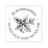 クリスマスミスタントー名前をカスタムする差出人住所 セルフインキングスタンプ (デザイン)