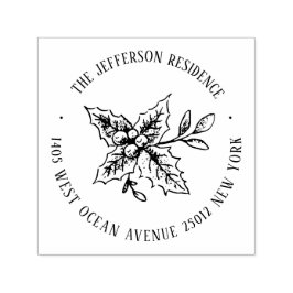 クリスマスミスタントー名前をカスタムする差出人住所 セルフインキングスタンプ