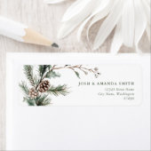 クリスマスミスタントー差出人住所ラベル ラベル (インサイチュ)