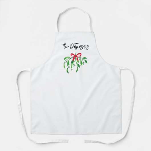 クリスマスミスタントーNAMEフェスティバルホリデーベーキング エプロン (正面)