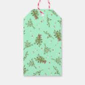 クリスマスミステレトーロマンチッククリスマスホリデーラブ ギフトタグ (裏面)