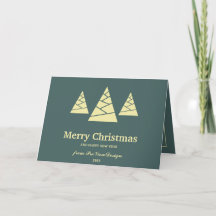 クリスマスミニマリスツリーミントターコイズ&バニラ