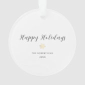 クリスマスミニマルの写真 |ヤギモダンギ オーナメント (裏面)