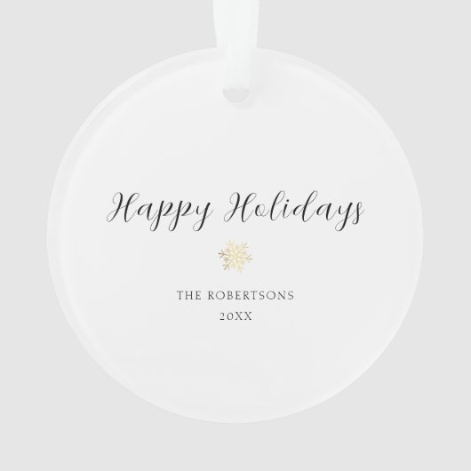 クリスマスミニマルの写真 |ヤギモダンギ オーナメント (裏面)