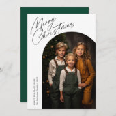 クリスマスミニマルアーチ シーズンカード (正面/裏面)