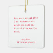 クリスマスミニマルタイプライター |パーソナライズされた文字 セラミックオーナメント (左)