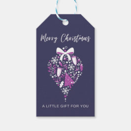 クリスマスミニマルプレゼントラベル ギフトタグ