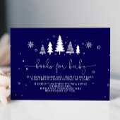 クリスマスミニマル赤ちゃんシャワーベビー用ブック エンクロージャーカード