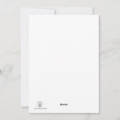 クリスマスミニマル |ああ、何のおもしろい |家族の写真 シーズンカード (裏面)