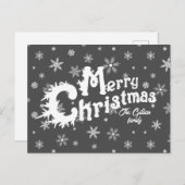 クリスマスミニマル ポストカード (正面/裏面)