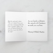 クリスマスミュージカルエンジェル シーズンカード (内部)