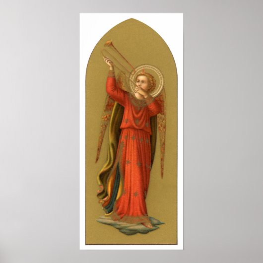 クリスマスミュージシャンエンジェルス,ヴィンテージルネッサンス ポスター (正面)