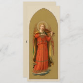 クリスマスミュージシャンエンジェルス，ヴィンテージルネッサンス 招待状 (正面/裏面)