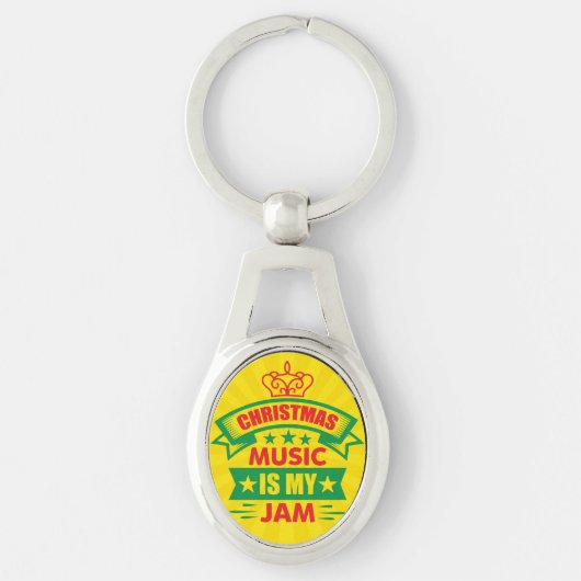 クリスマスミュージックはMy Jam-86254 キーホルダー (正面)