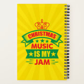 クリスマスミュージックはMy Jam-86254 ノートブック (裏面)