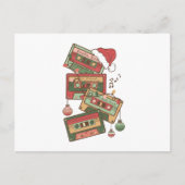 クリスマスミュージックカセットテープ ポストカード (正面)