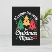 クリスマスミュージックツリーノートは早すぎることはない 招待状 (スタンド正面)