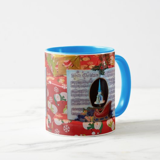 クリスマスミュージックブックコーヒーマグ(カップ) マグカップ (正面右)