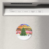 クリスマスミュージック中国の2 – クレステッド(2 HL) マグネット (インサイチュ (食洗機))