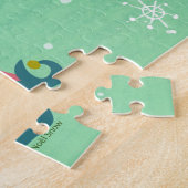 クリスマスミュージック小妖精や小人猫 ジグソーパズル (側面)