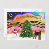 クリスマスミュージック2 -エアデール（スタンド） シーズンポストカード (正面/裏面)