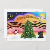 クリスマスミュージック2 – スコティッシュテリア12 シーズンポストカード (正面/裏面)