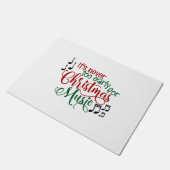 クリスマスミュージック ドアマット (アングル)