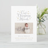 クリスマスミラクルホリデーフォトカード シーズンカード