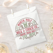 クリスマスミルククッキー会社お気に入りバッグ フェイバーバッグ (クリップ留めされた状態)