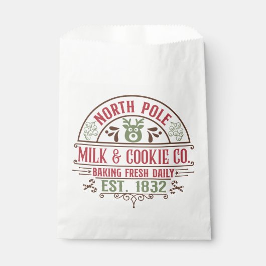クリスマスミルククッキー会社お気に入りバッグ フェイバーバッグ (正面)
