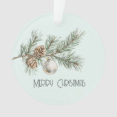クリスマスミントパインコーンブランチとオーナメント オーナメント (正面)