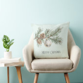 クリスマスミントパインコーンブランチオーナメント クッション (椅子)