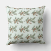 クリスマスミントパインコーンブランチオーナメント クッション (裏面)