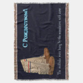 クリスマスムークルクス スローブランケット (正面縦)