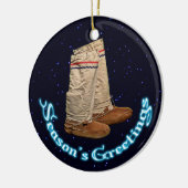 クリスマスムークルクス セラミックオーナメント (左)