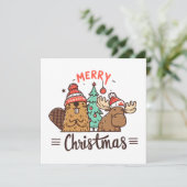 クリスマスムースとビーバーカナダ シーズンカード (スタンド正面)