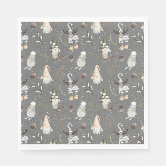 クリスマスムースと格言 スタンダードランチョンナプキン (正面)