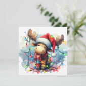 クリスマスムースのグリーティングカード シーズンカード (スタンド正面)