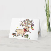 クリスマスムースのホリデーカード シーズンカード (正面)