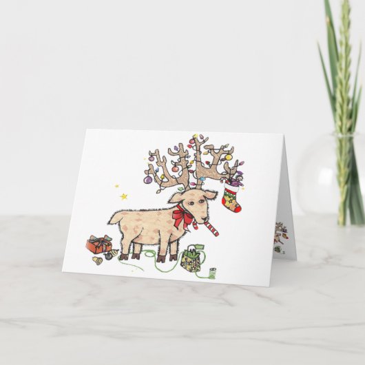 クリスマスムースのホリデーカード シーズンカード (正面)