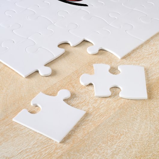 クリスマスムースキュートホリデおもしろいィーアニマル ジグソーパズル (側面)