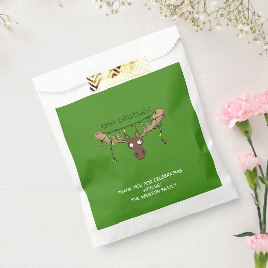 クリスマスムースキュートホリデおもしろいィーアニマル フェイバーバッグ (封をした状態)